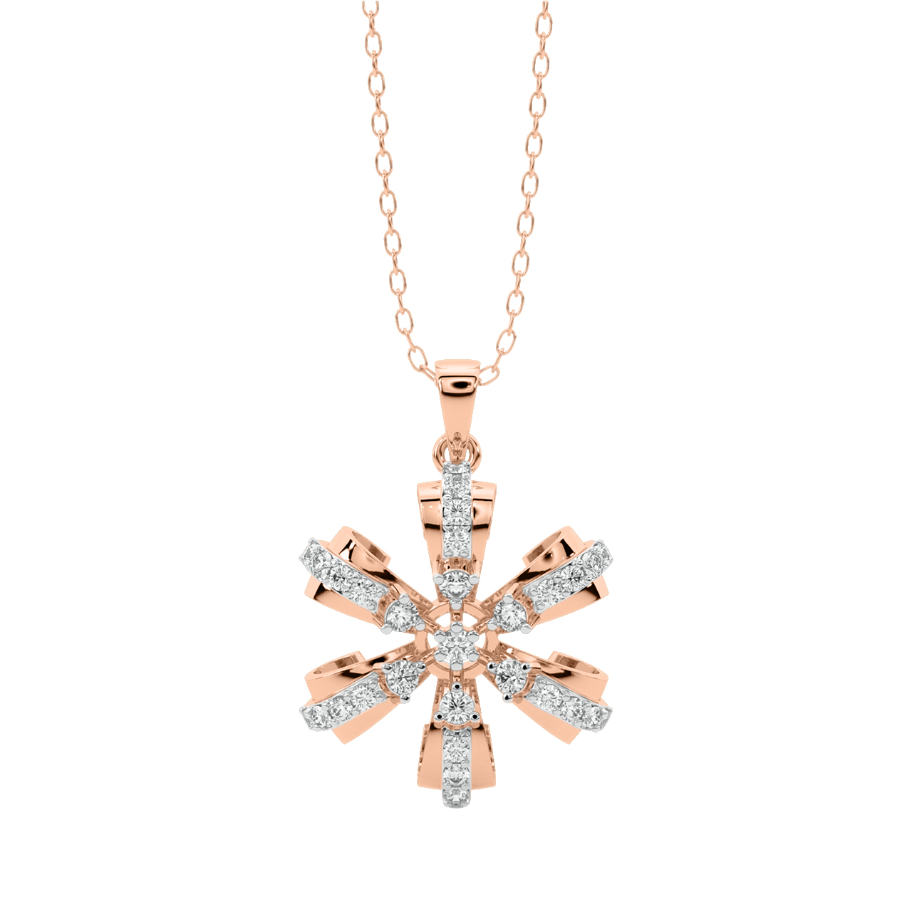 Keily Round Diamond Office Wear Pendant